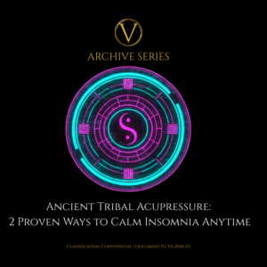 Ancient Tribal Acupressure: 2 Proven Ways to Calm Insomnia Anytime