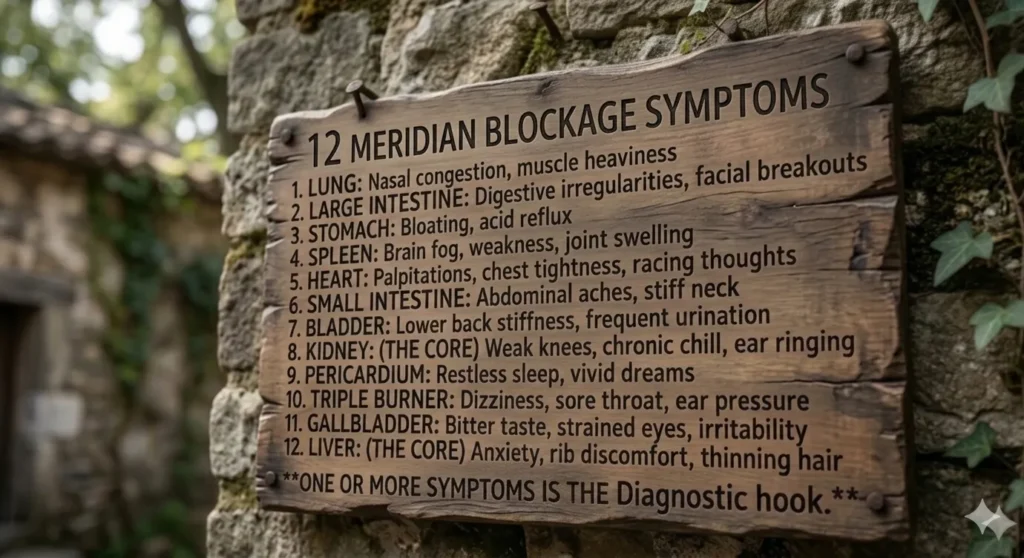 12 biological hardware errors and chronic fatigue syndrome diagnostic chart by Vigor Archive.